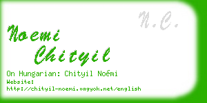 noemi chityil business card